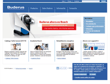 Tablet Screenshot of buderus.es